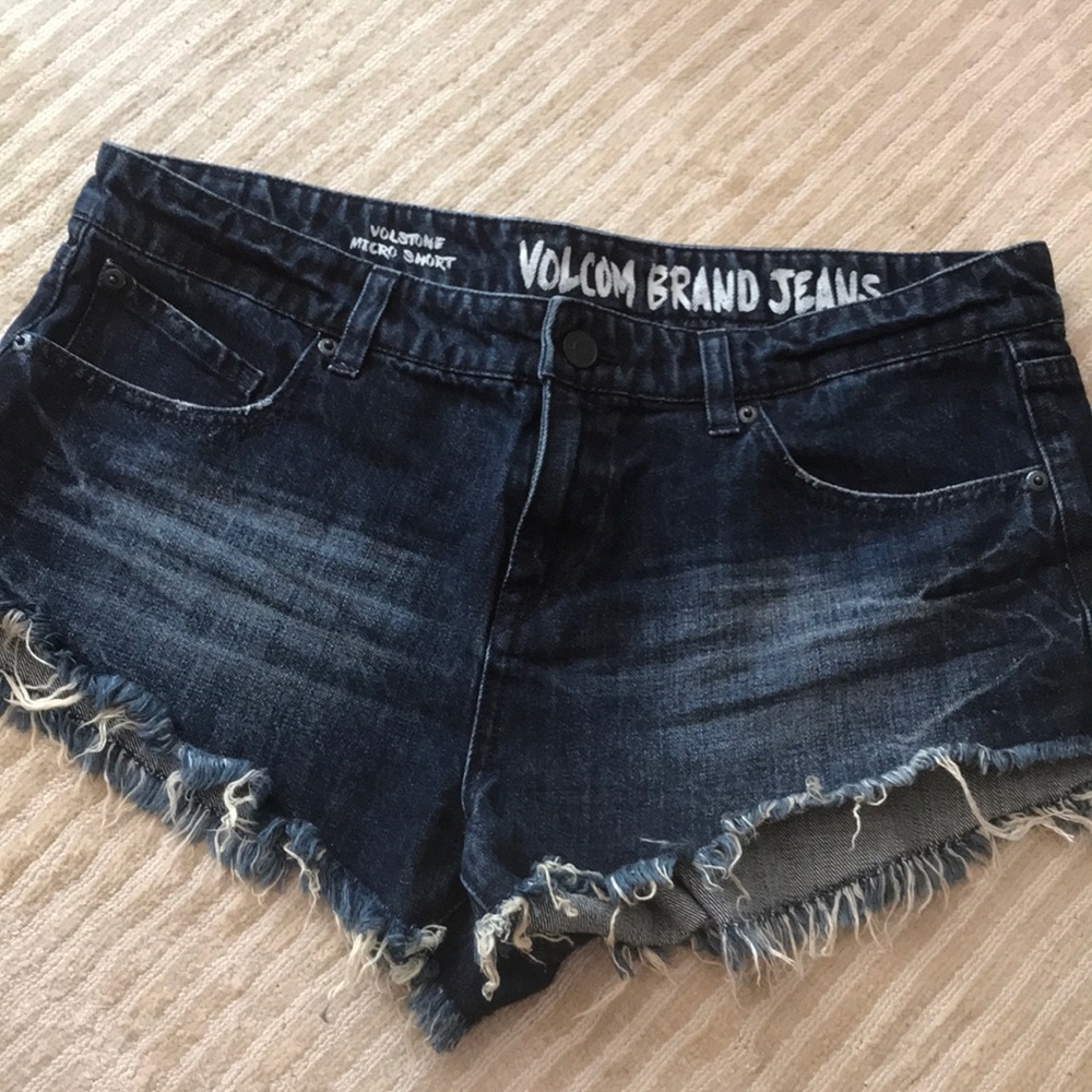 Volcom Junior Jean Shorts - Size 11